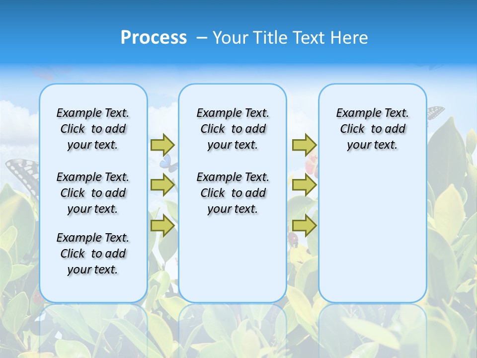 Fly Environment Ladybug PowerPoint Template
