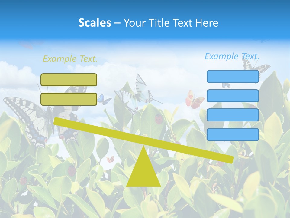 Fly Environment Ladybug PowerPoint Template