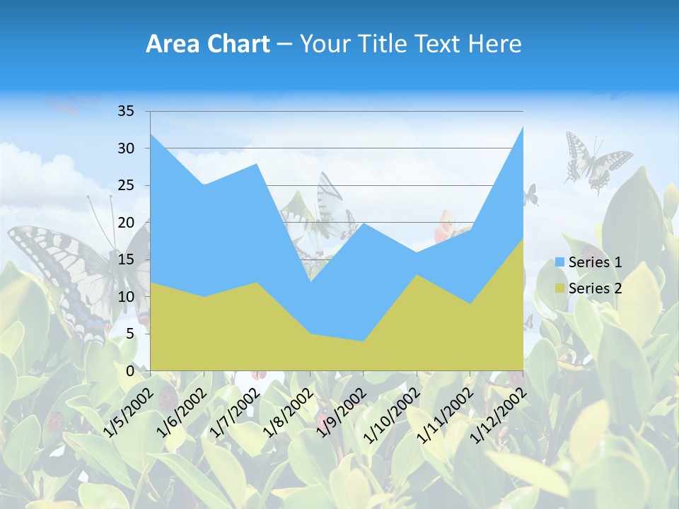 Fly Environment Ladybug PowerPoint Template