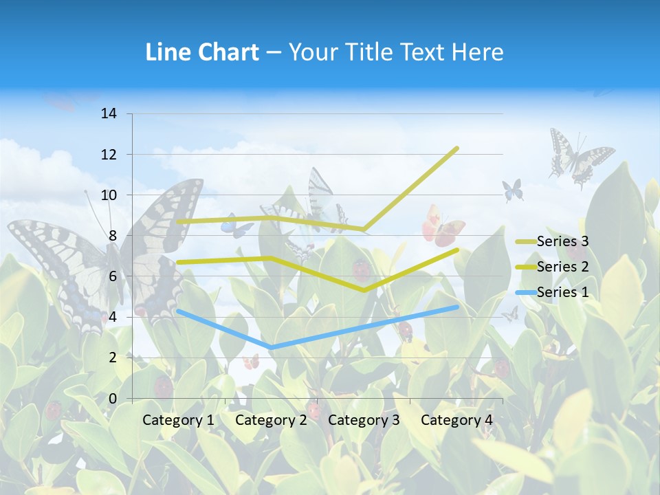 Fly Environment Ladybug PowerPoint Template