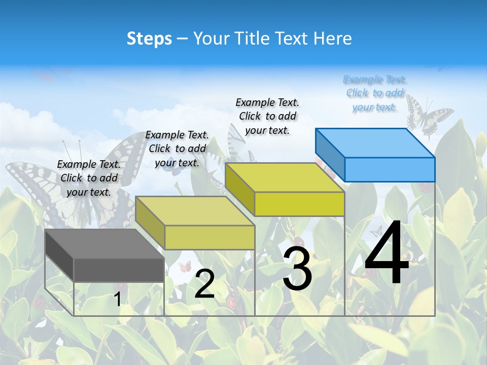 Fly Environment Ladybug PowerPoint Template