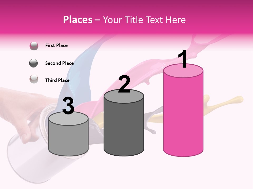 Container Cyan Tin PowerPoint Template