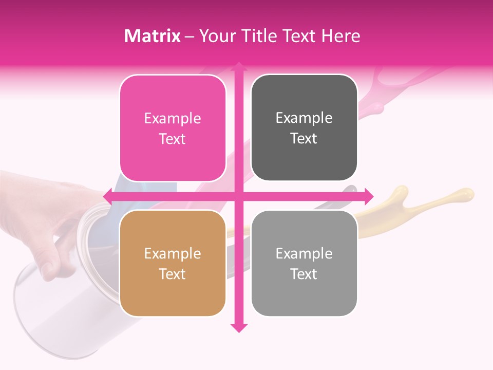 Container Cyan Tin PowerPoint Template