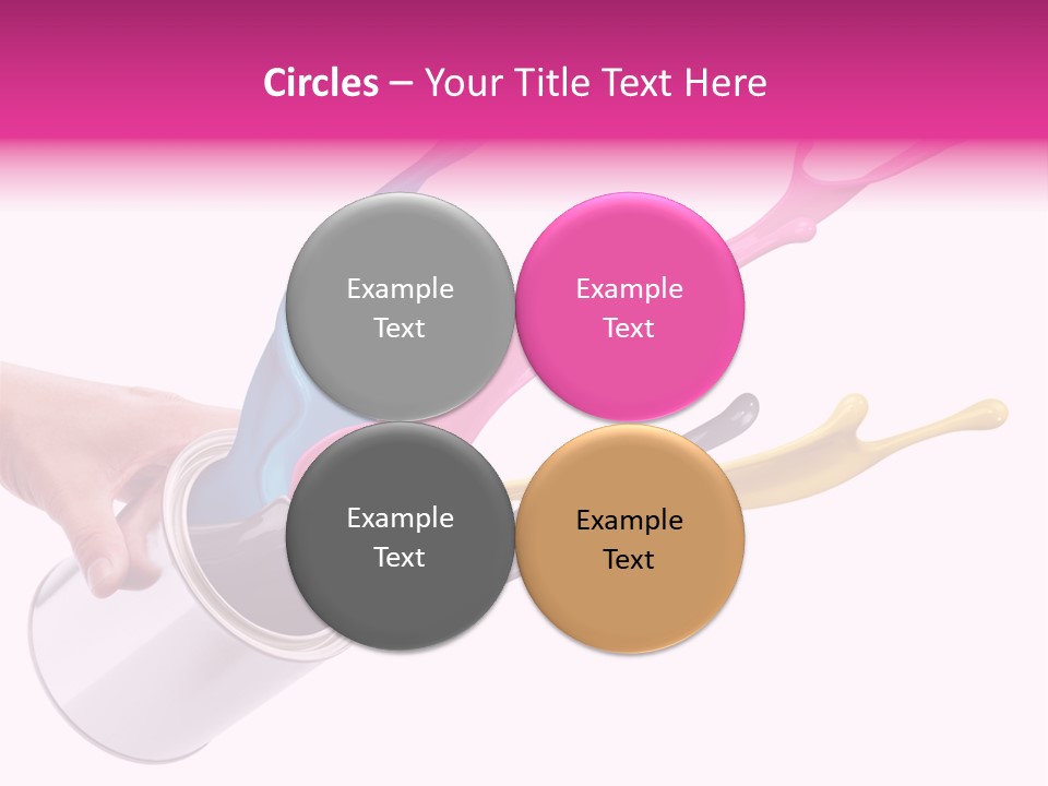 Container Cyan Tin PowerPoint Template