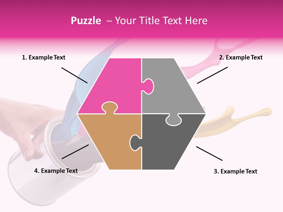 Container Cyan Tin PowerPoint Template