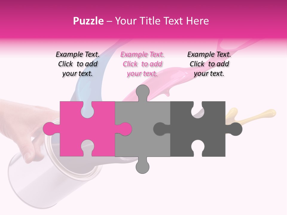 Container Cyan Tin PowerPoint Template