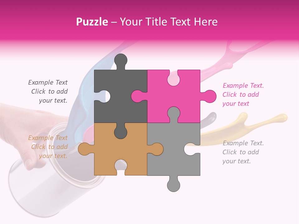 Container Cyan Tin PowerPoint Template