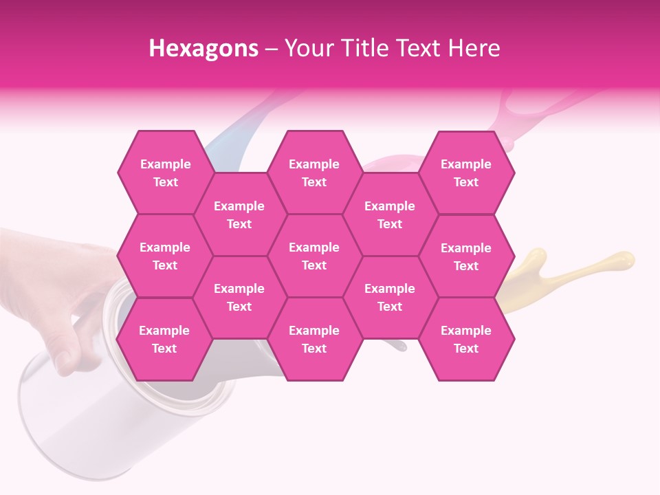 Container Cyan Tin PowerPoint Template