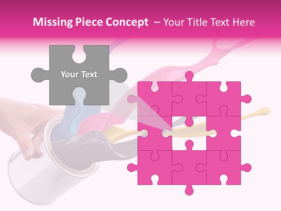 Container Cyan Tin PowerPoint Template