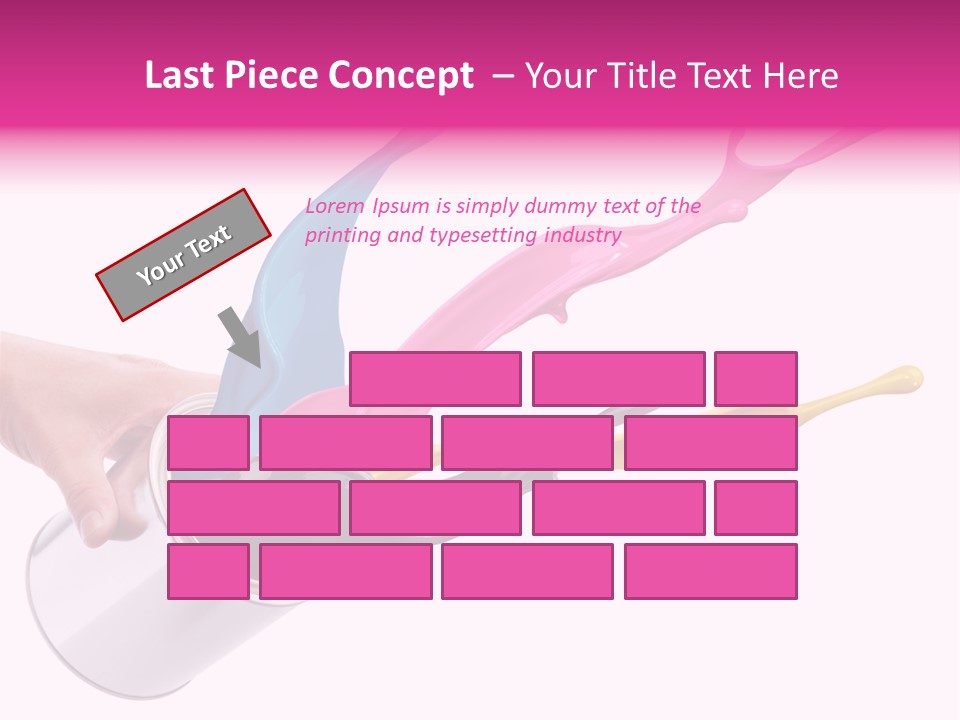 Container Cyan Tin PowerPoint Template