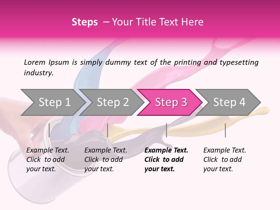 Container Cyan Tin PowerPoint Template