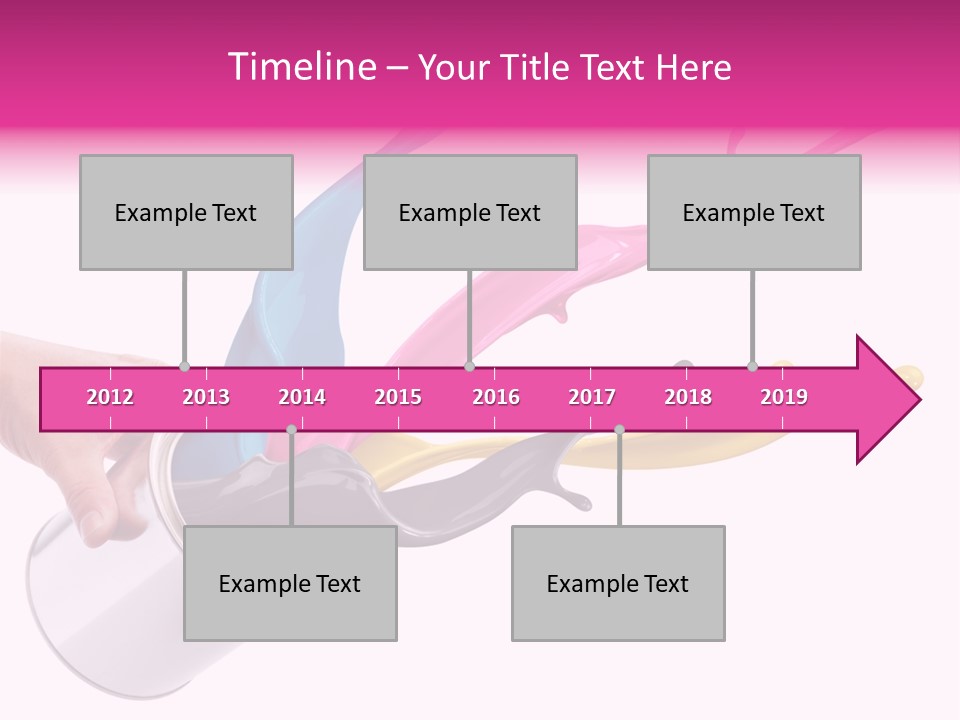 Container Cyan Tin PowerPoint Template