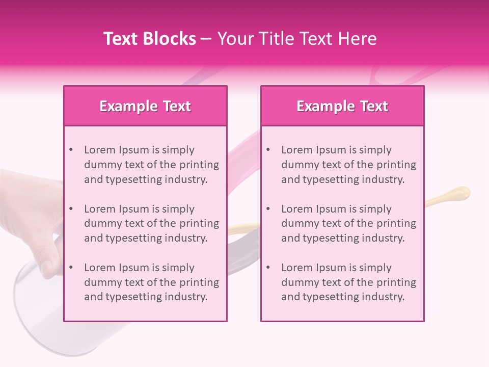 Container Cyan Tin PowerPoint Template