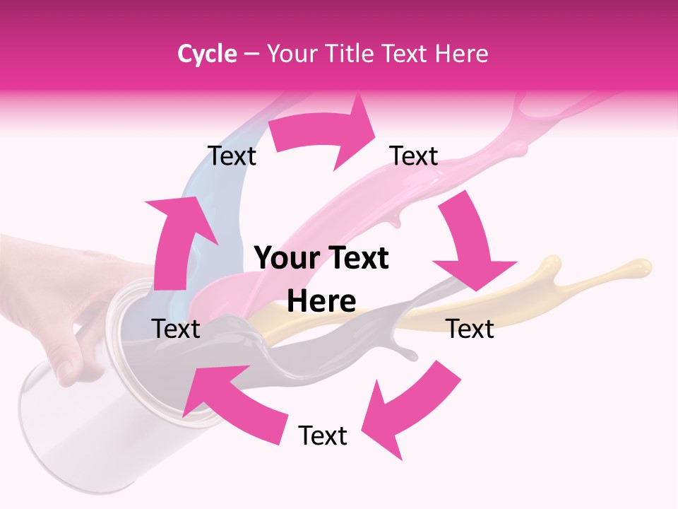 Container Cyan Tin PowerPoint Template