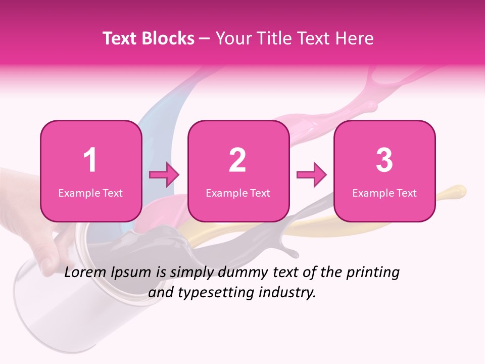 Container Cyan Tin PowerPoint Template