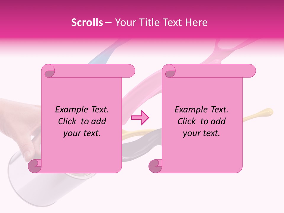 Container Cyan Tin PowerPoint Template