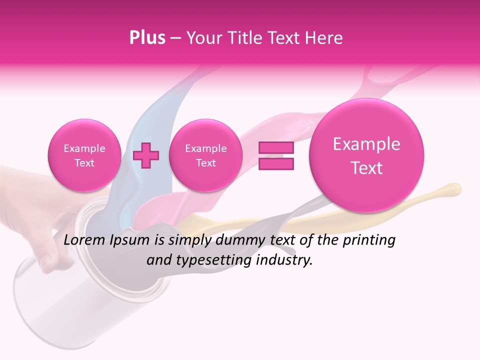 Container Cyan Tin PowerPoint Template