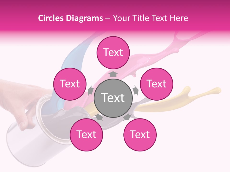 Container Cyan Tin PowerPoint Template