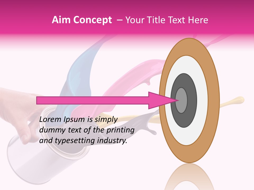 Container Cyan Tin PowerPoint Template