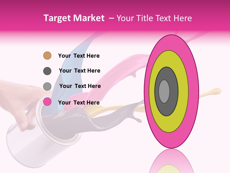 Container Cyan Tin PowerPoint Template