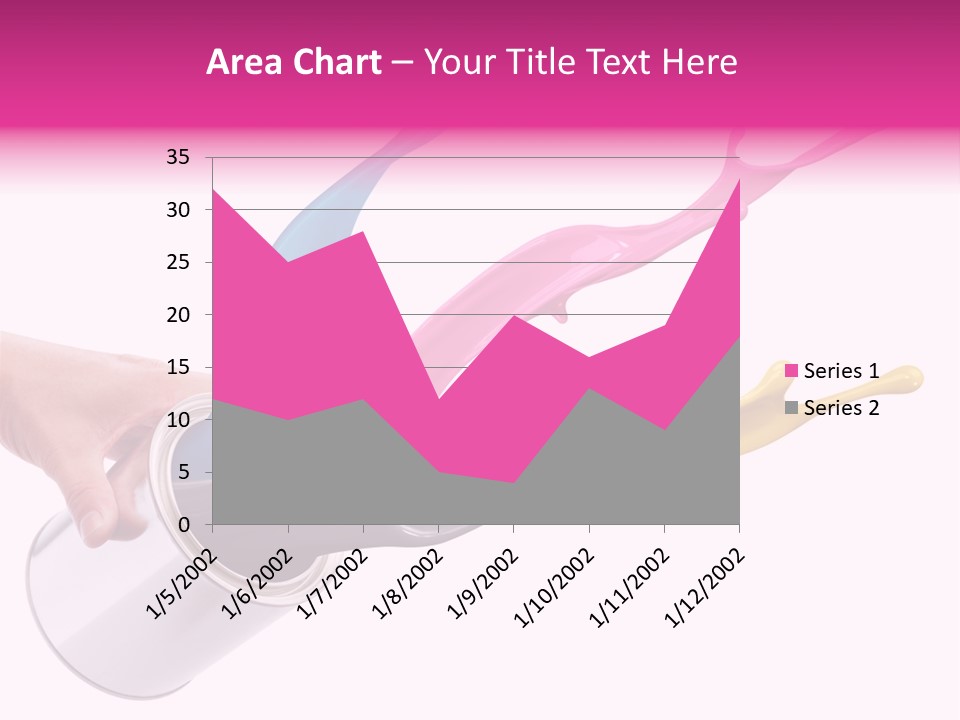 Container Cyan Tin PowerPoint Template