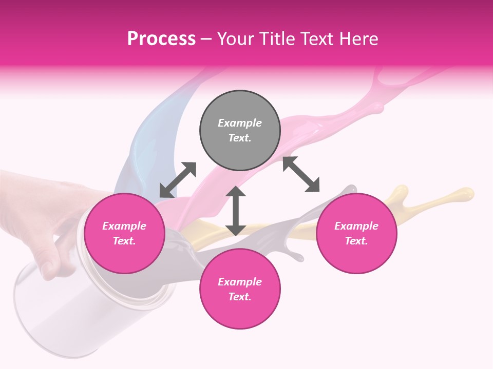 Container Cyan Tin PowerPoint Template
