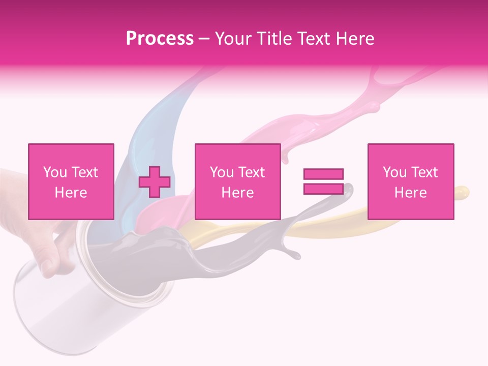 Container Cyan Tin PowerPoint Template