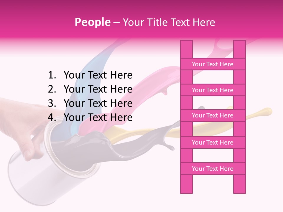 Container Cyan Tin PowerPoint Template