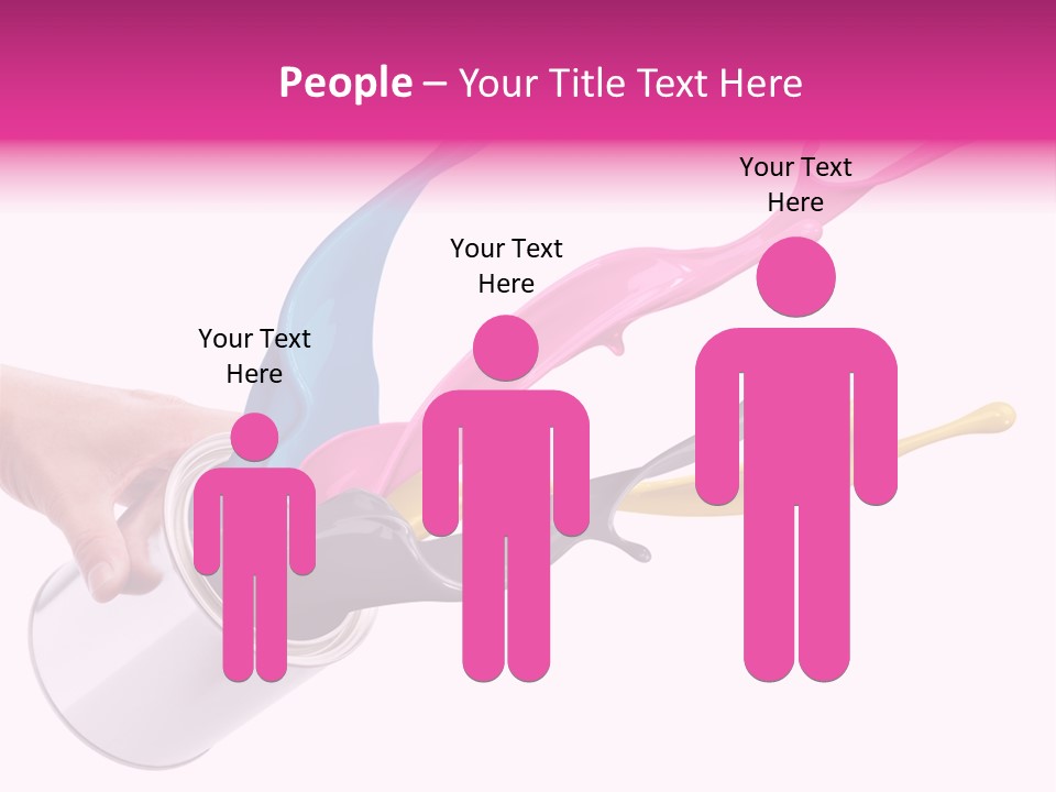 Container Cyan Tin PowerPoint Template