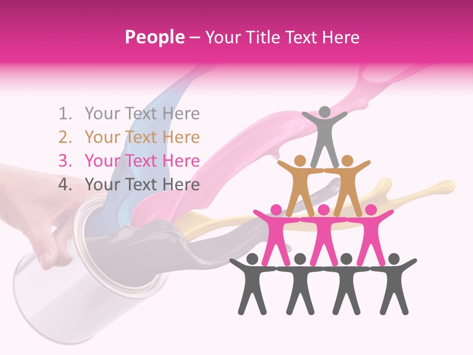 Container Cyan Tin PowerPoint Template