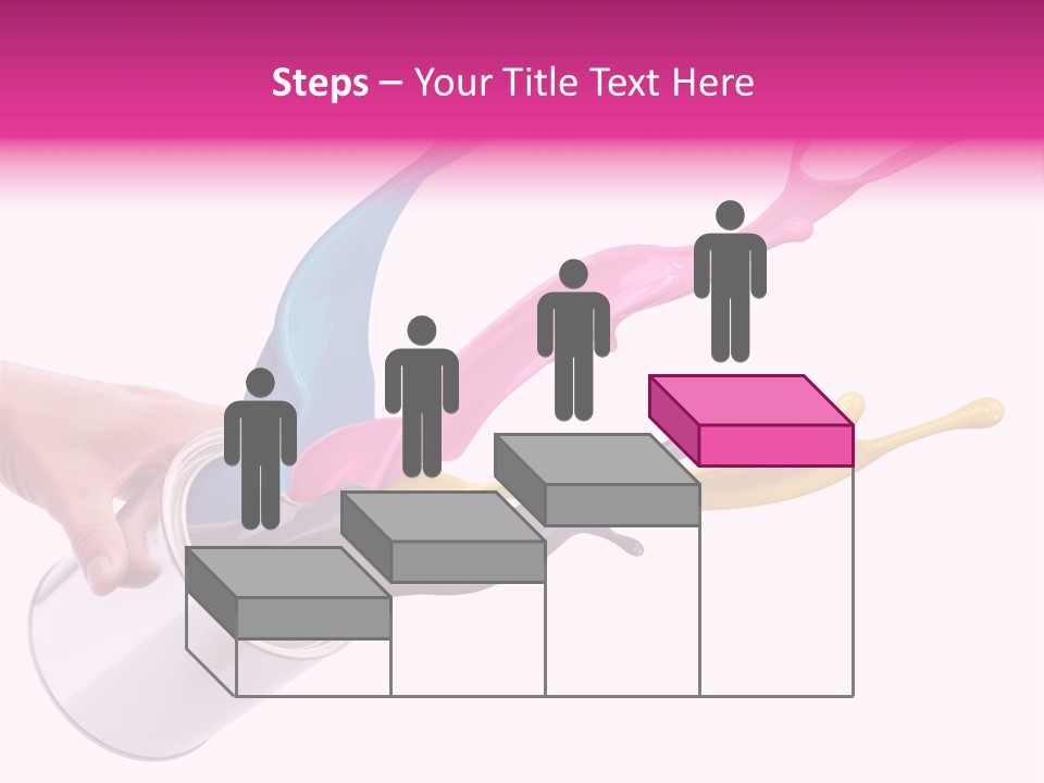 Container Cyan Tin PowerPoint Template