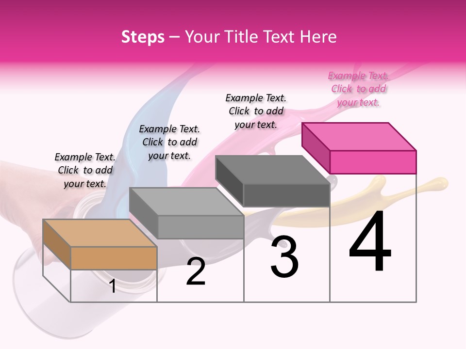 Container Cyan Tin PowerPoint Template
