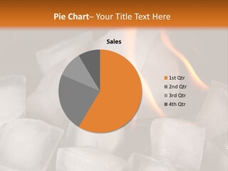 Opposite Flame Ice Cubes PowerPoint Template