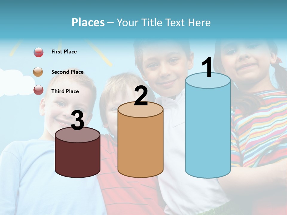 Pretty Sun Friendship PowerPoint Template