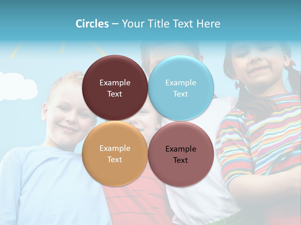 Pretty Sun Friendship PowerPoint Template