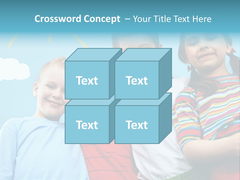 Pretty Sun Friendship PowerPoint Template