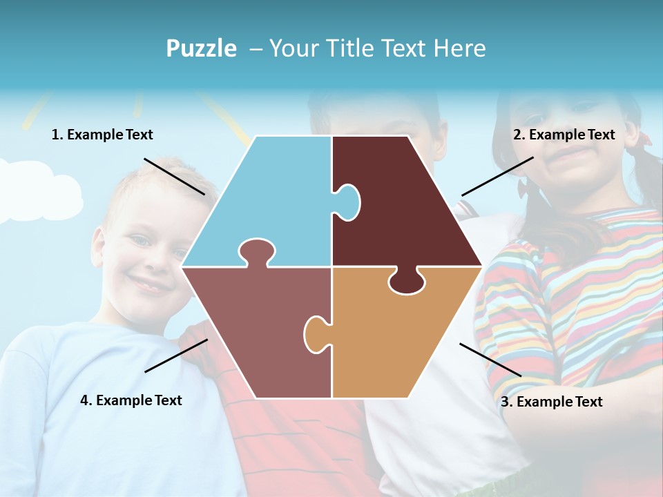 Pretty Sun Friendship PowerPoint Template