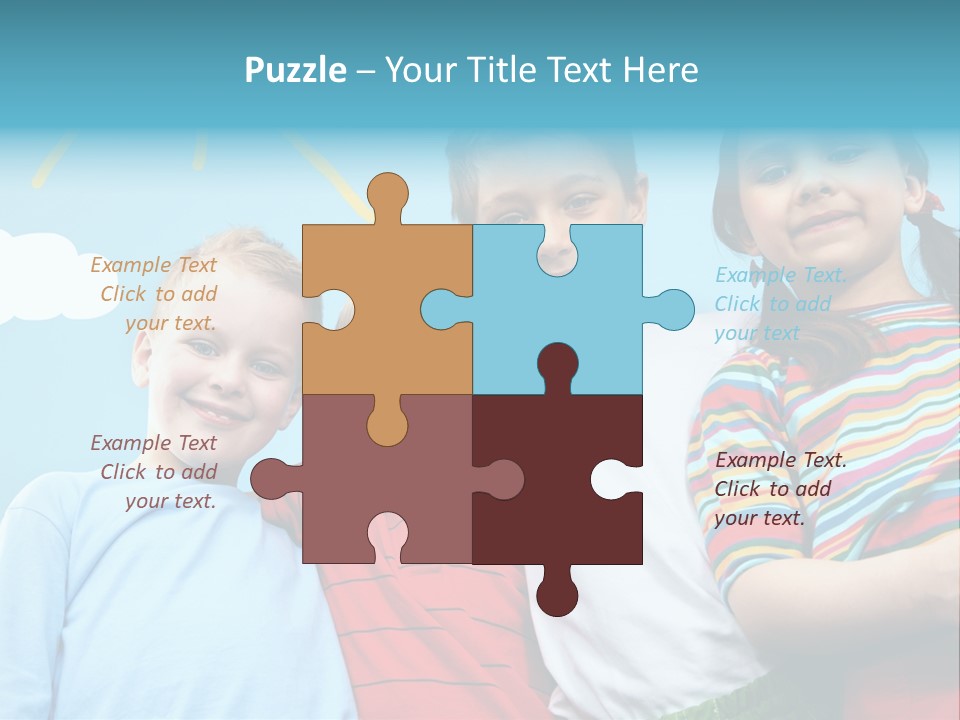 Pretty Sun Friendship PowerPoint Template