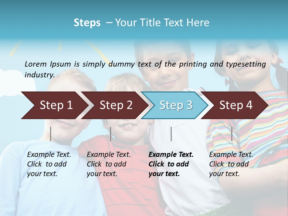 Pretty Sun Friendship PowerPoint Template