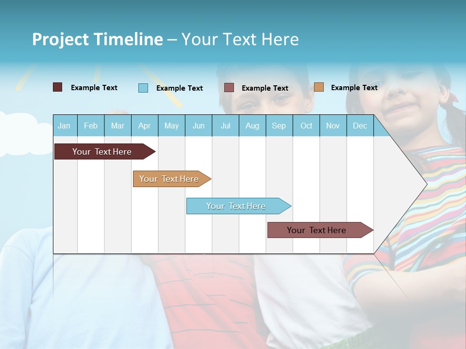 Pretty Sun Friendship PowerPoint Template