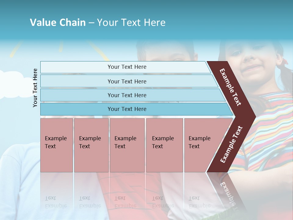 Pretty Sun Friendship PowerPoint Template