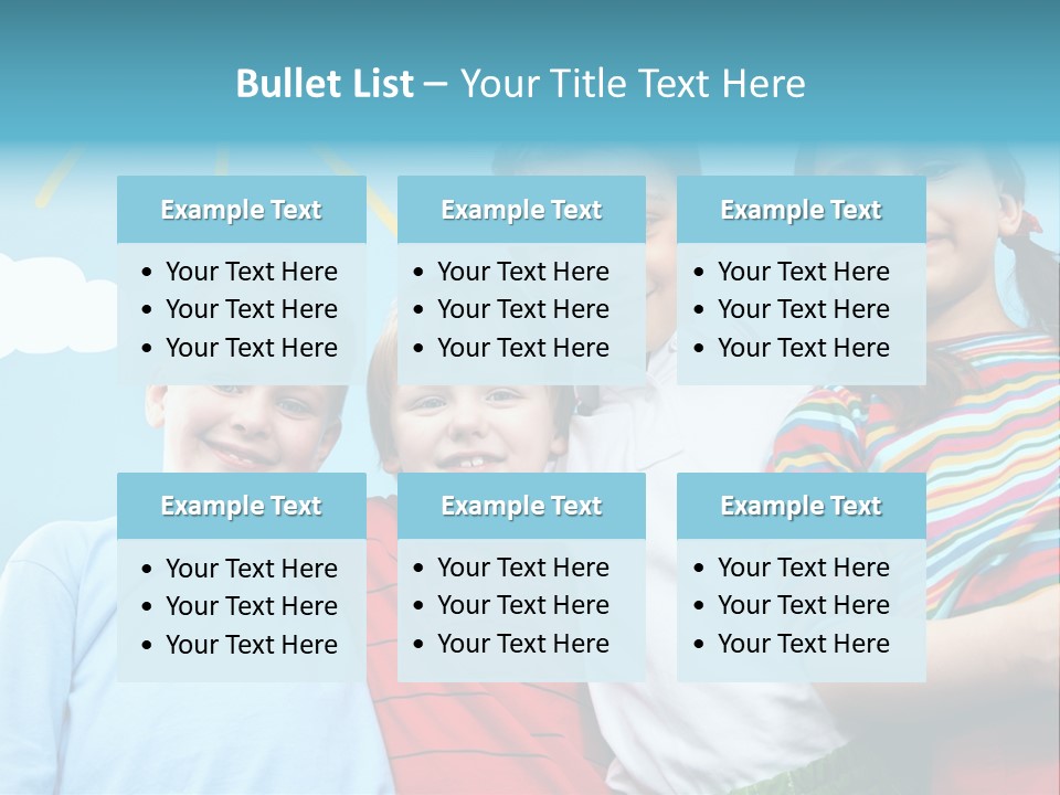 Pretty Sun Friendship PowerPoint Template