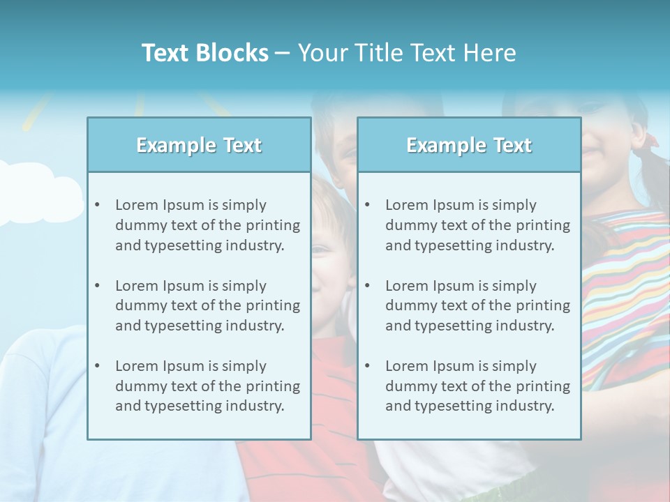 Pretty Sun Friendship PowerPoint Template
