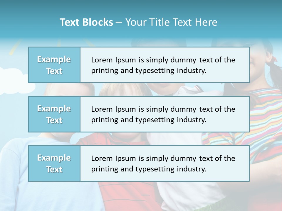 Pretty Sun Friendship PowerPoint Template