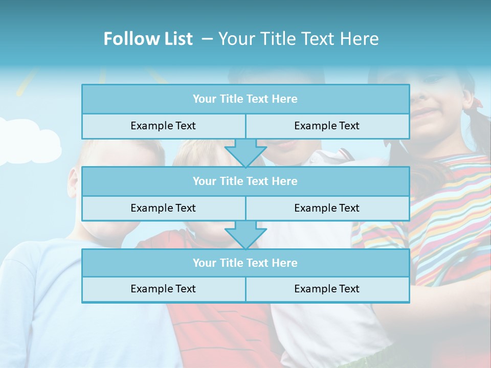 Pretty Sun Friendship PowerPoint Template
