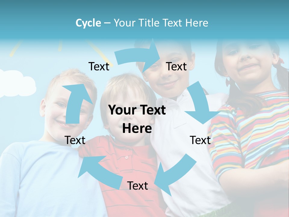 Pretty Sun Friendship PowerPoint Template