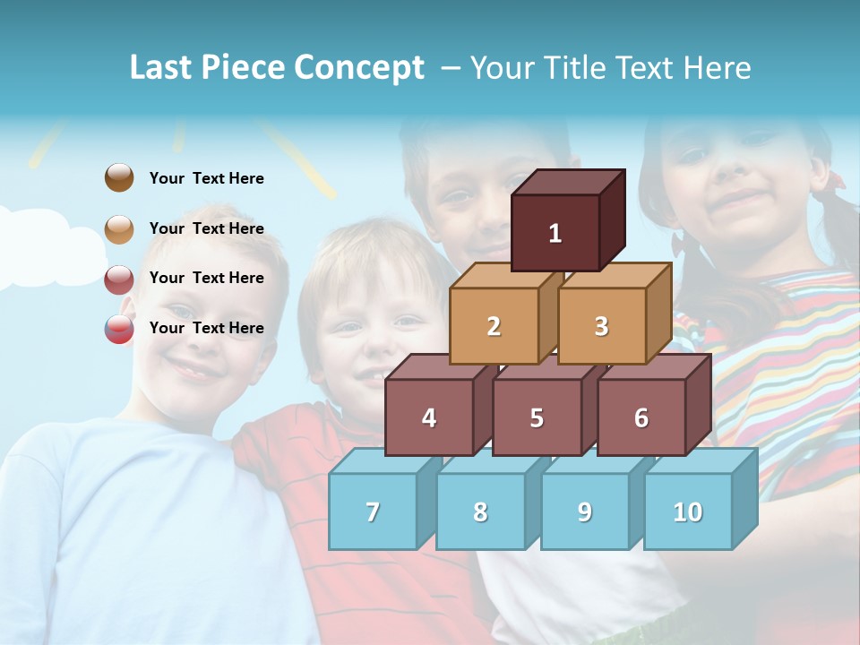 Pretty Sun Friendship PowerPoint Template