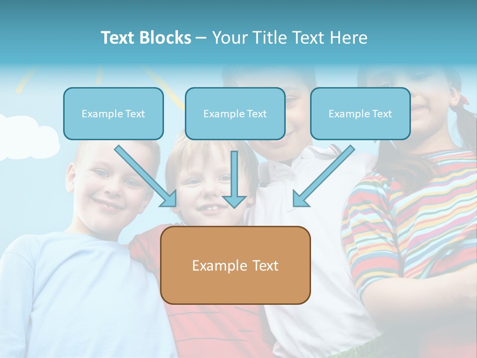 Pretty Sun Friendship PowerPoint Template