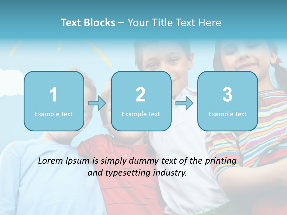 Pretty Sun Friendship PowerPoint Template