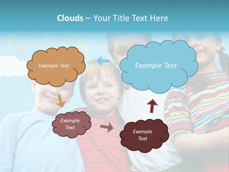 Pretty Sun Friendship PowerPoint Template